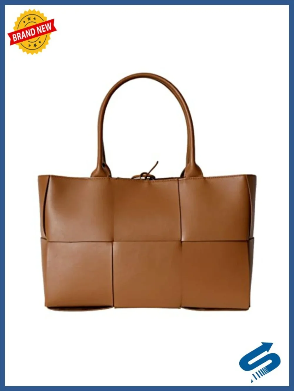 Vegan Leather Woven Shoulder Bag Crossbody Satchel Tote with Matching Clutch